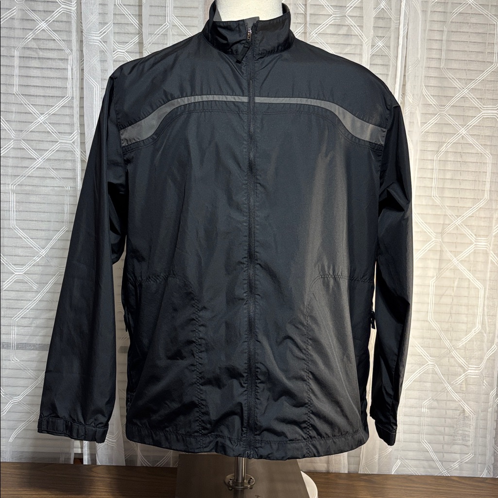 Nike Golf Mens Xl Black Zip Up Jacket